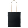 Sac shopping en coton Noir