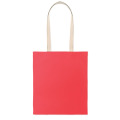Sac shopping en coton Rouge