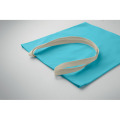 Sac shopping en coton Turquoise