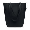 Sac Shopping en feutre RPET Noir