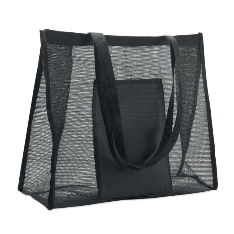 Sac shopping en maille RPET Noir
