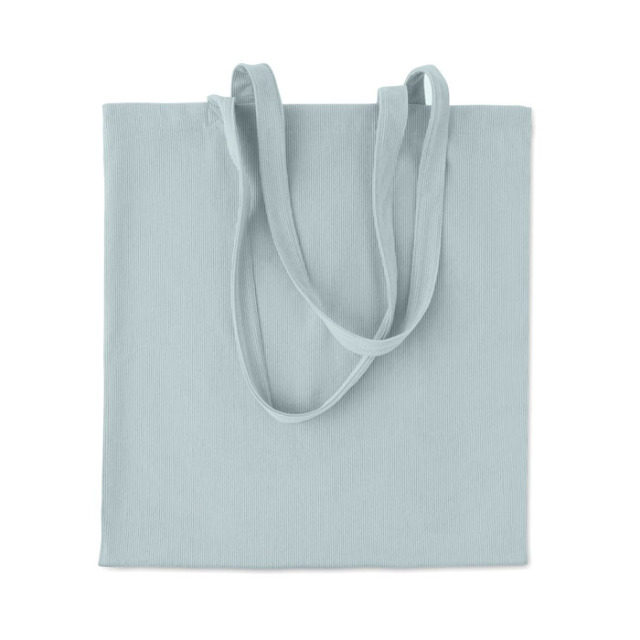 Sac shopping en velours côtelé Bleu Bébé