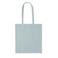 Sac shopping en velours c&ocirc;tel&eacute; Bleu B&eacute;b&eacute;