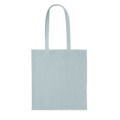 Sac shopping en velours c&ocirc;tel&eacute; Bleu B&eacute;b&eacute;