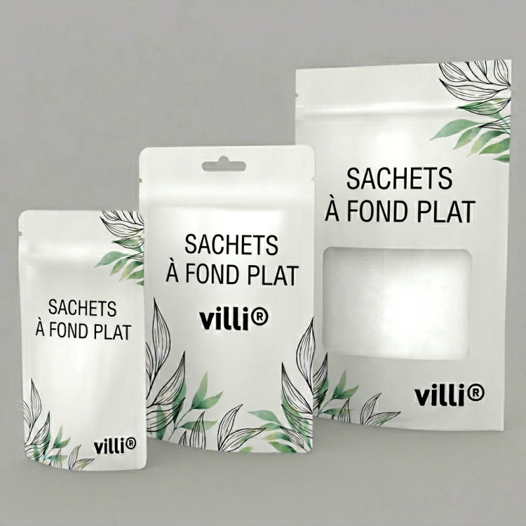 Sachet &agrave; fond plat