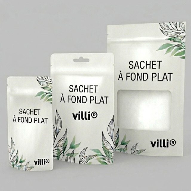 Sachet à fond plat