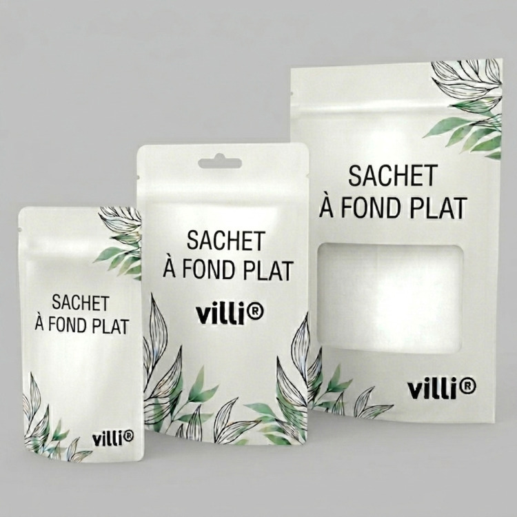 Sachet &agrave; fond plat