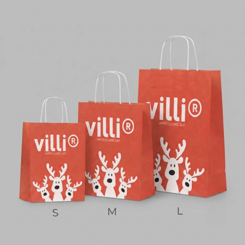Sacs cadeaux Noël  Rouge