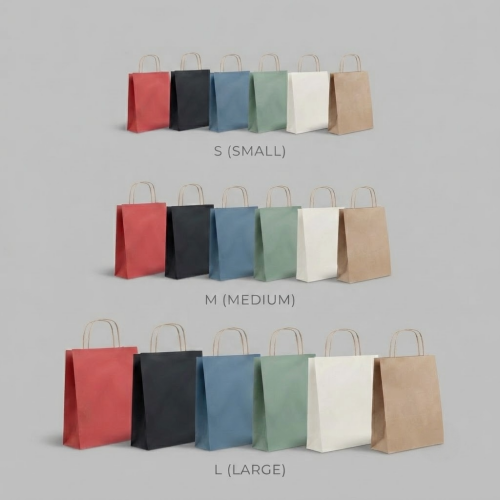Sacs en papier  Couleurs
