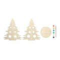 Sapin de No&euml;l en bois &agrave; peindre