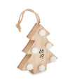 Sapin en bois avec lumi&egrave;res Bois