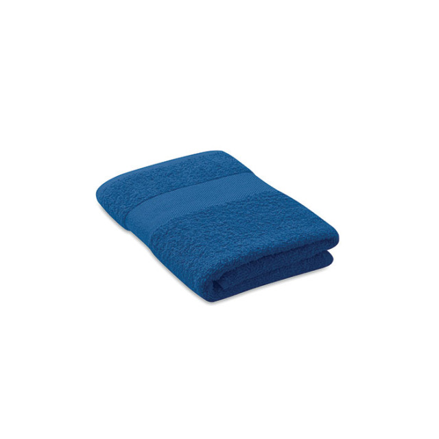 Serviette coton bio 100x50 Bleu Royal