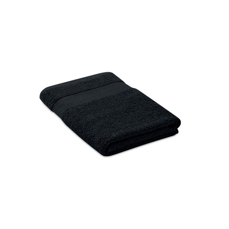 Serviette coton bio 140x70 Noir