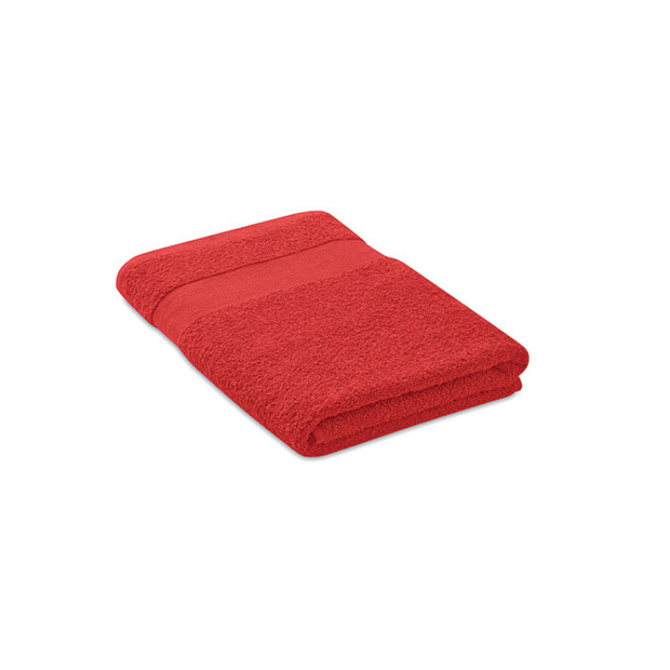 Serviette coton bio 140x70 Rouge