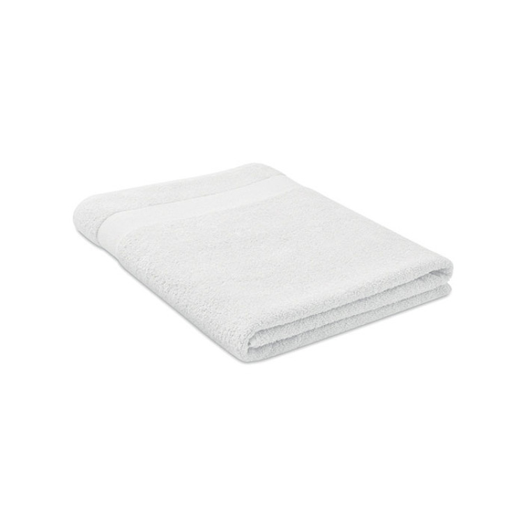 Serviette coton bio 180x100 Blanc