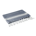 Serviette de plage coton Bleu