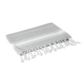 Serviette de plage coton Gris