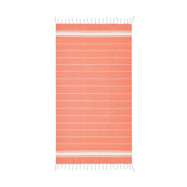 Serviette de plage coton Orange