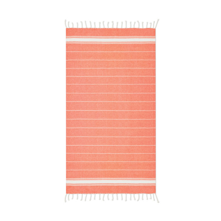 Serviette de plage coton Orange