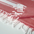 Serviette de plage coton Rouge