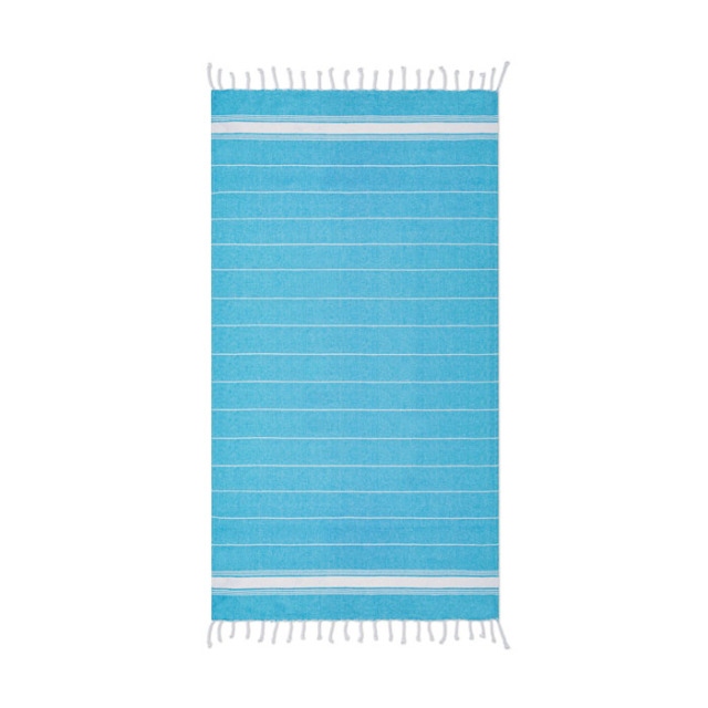 Serviette de plage coton Turquoise
