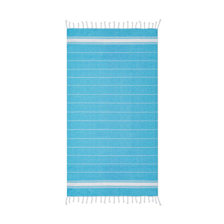 Serviette de plage coton Turquoise