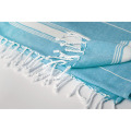 Serviette de plage coton Turquoise