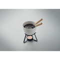 Set &agrave; fondue en c&eacute;ramique 240 ml Blanc