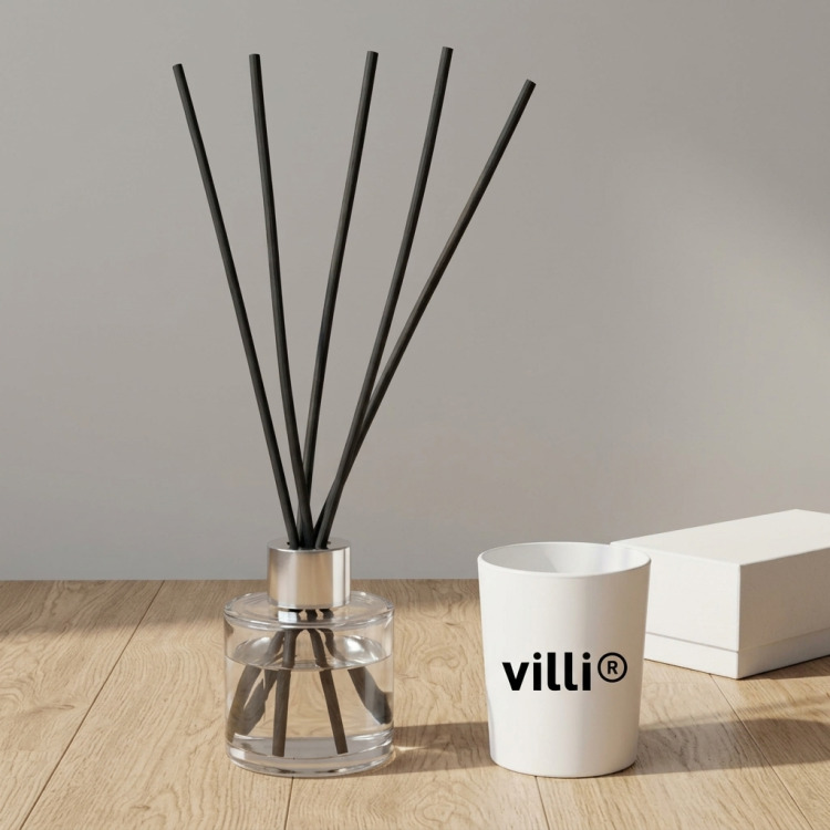 Set bougie et diffuseur 40ml Blanc | Vanille