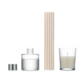 Set bougies et diffuseur Transparent