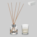 Set bougies et diffuseur Transparent