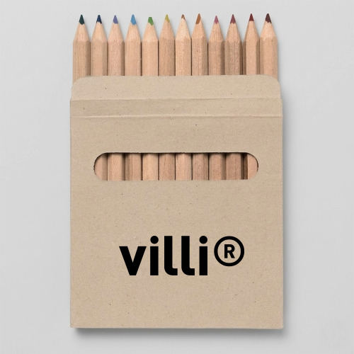 Set de 12 crayons de couleur