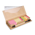 Set de bureau, bo&icirc;te cartonn&eacute;e Beige