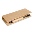 Set de bureau, bo&icirc;te cartonn&eacute;e Beige