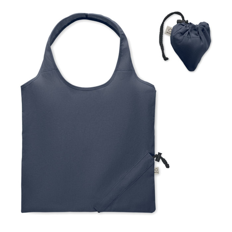 Shopping pliable 140 gr/m&sup2; Bleu