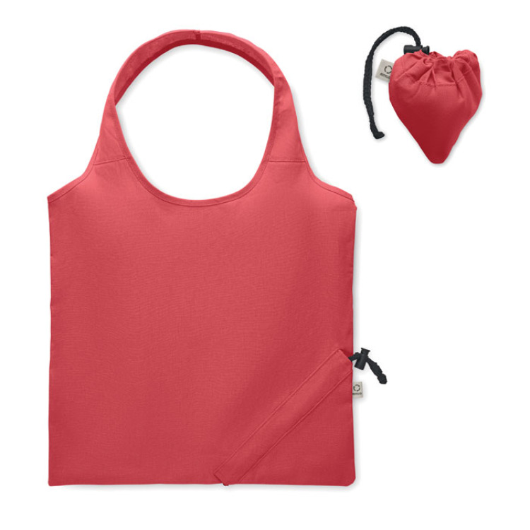 Shopping pliable 140 gr/m&sup2; Rouge