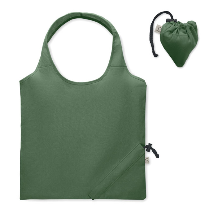 Shopping pliable 140 gr/m&sup2; Vert Fonc&eacute;
