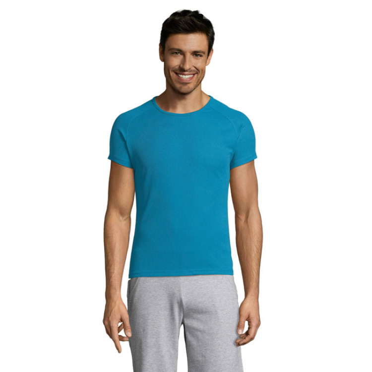 SPORTY MEN T-Shirt Aqua S