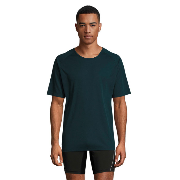 SPORTY MEN T-Shirt Bleu Petrole XS