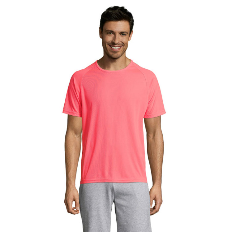 SPORTY MEN T-Shirt Corail Fluo XXL