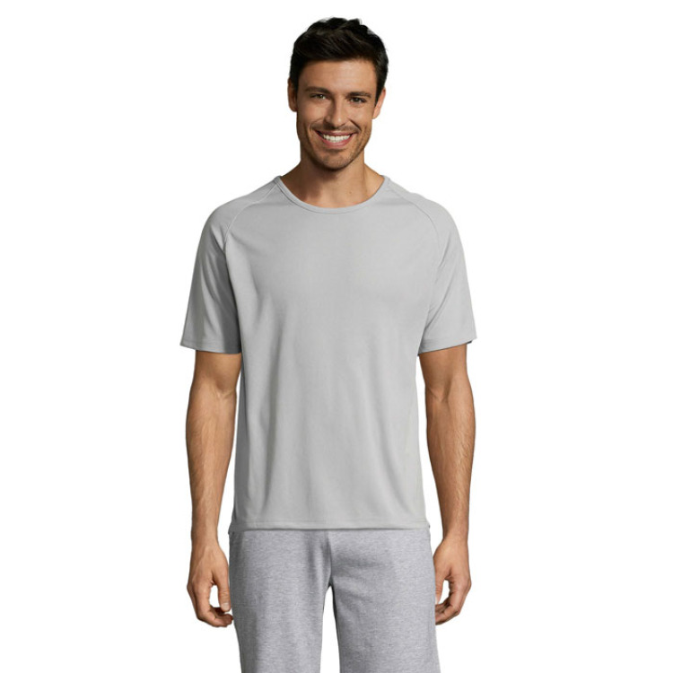 SPORTY MEN T-Shirt Gris Pur XXL