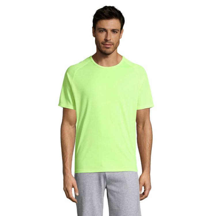 SPORTY MEN T-Shirt Jaune Fluo 3XL