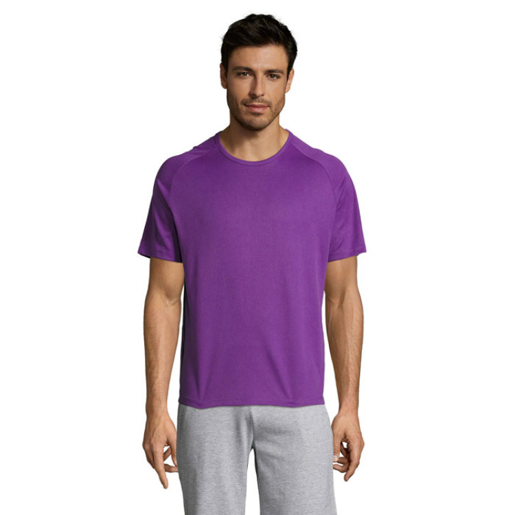 SPORTY MEN T-Shirt Violet Fonce XXL