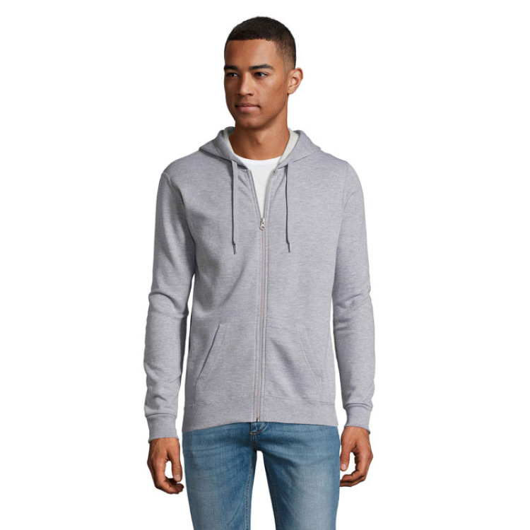 STONE UNI HOODIE 260g Gris Chin&eacute; II S