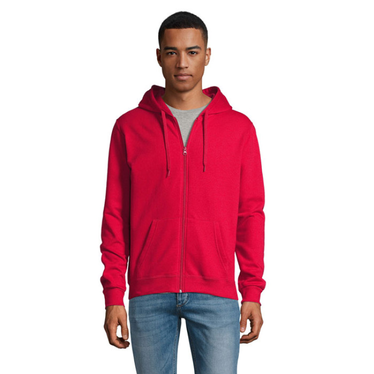 STONE UNI HOODIE 260g Rouge L