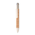 Stylo &agrave; bille 4 couleurs Beige