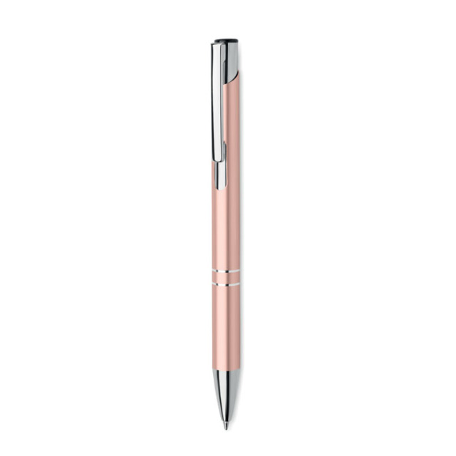 Stylo à bille en alu recyclé BeigeRouge