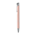 Stylo &agrave; bille en alu recycl&eacute; Beige/Rouge