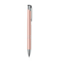 Stylo &agrave; bille en alu recycl&eacute; Beige/Rouge