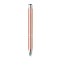 Stylo &agrave; bille en alu recycl&eacute; Beige/Rouge